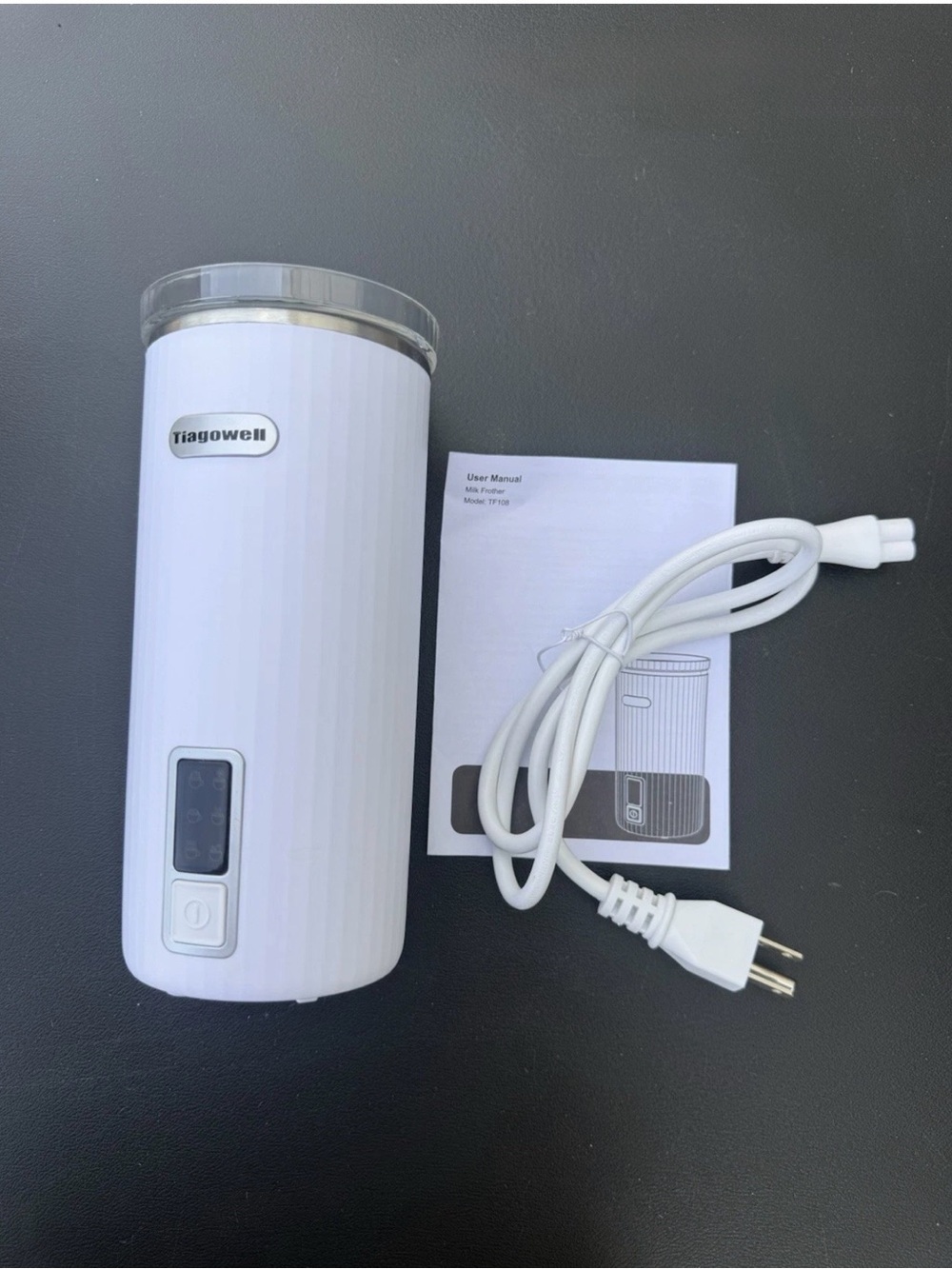 Tiagowell TF108 Electric Milk Frother & Warmer White Electric Power MPN TF108